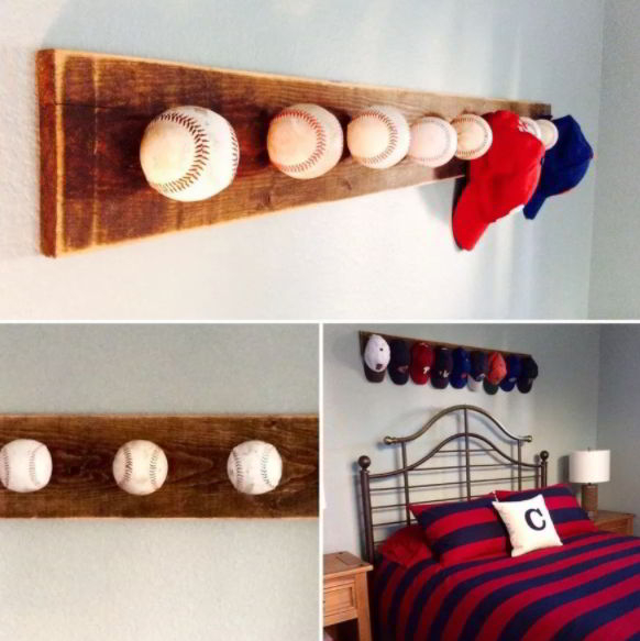 sport hat rack ideas