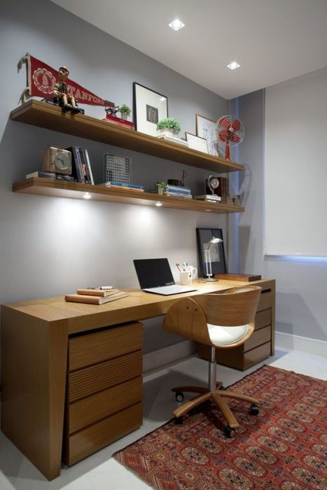 Elegant Wooden Computer Desk