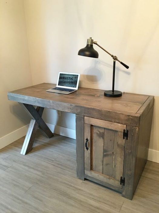 Small Rustic Computer Desk