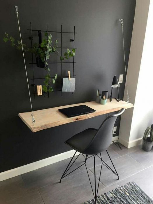 Computer Desk with Wire