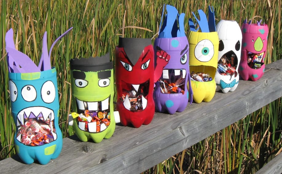 Halloween Monster Bottles