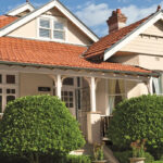 What colour goes with terracotta roof tiles