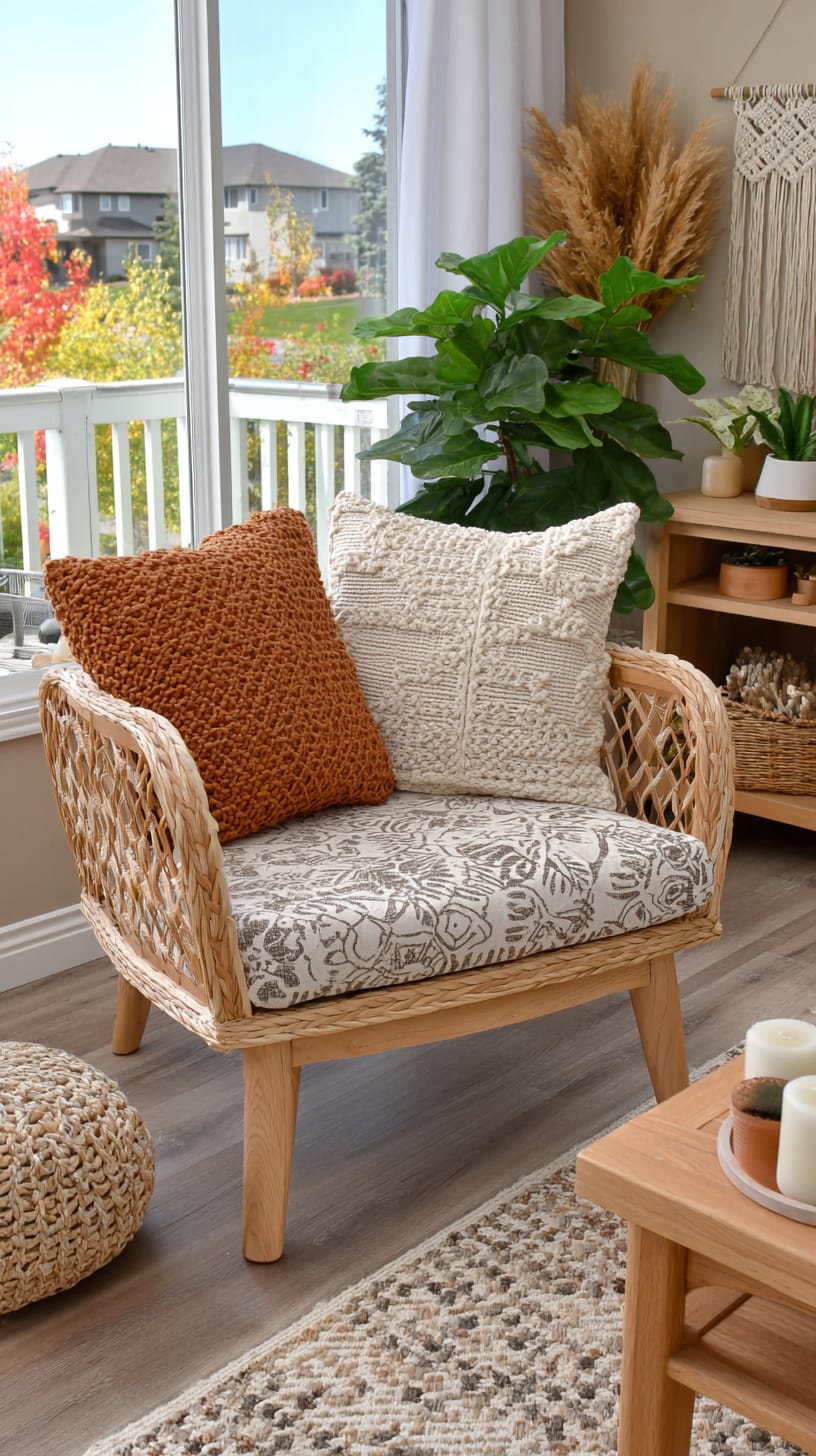 Cozy Corner with Natural Warmth