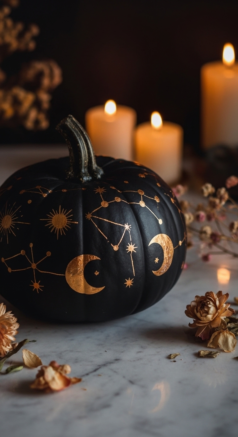 Celestial Black Pumpkin Magic