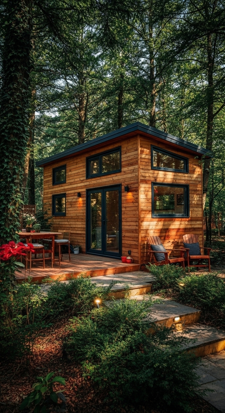 Modern Minimalist Forest Escape