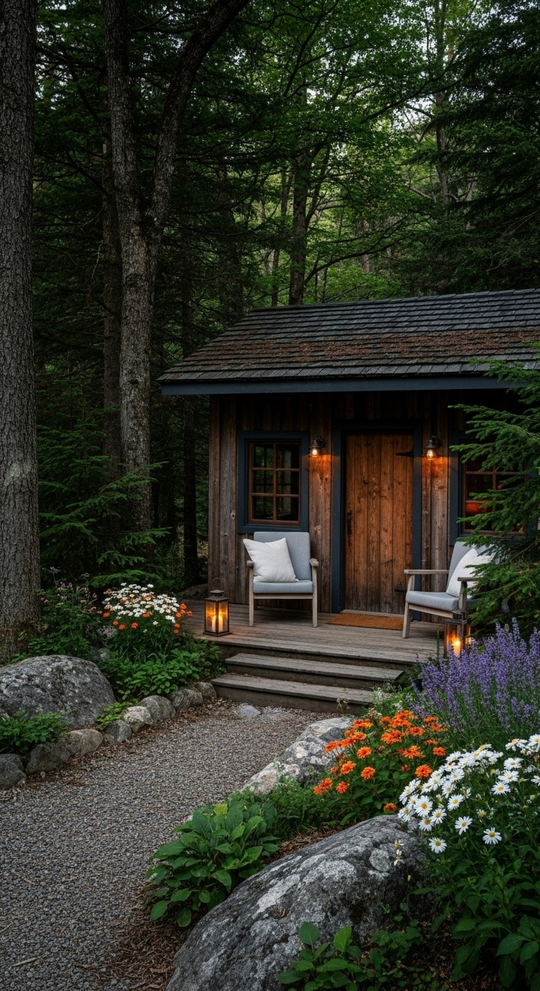 Charming Forest Cottage Path