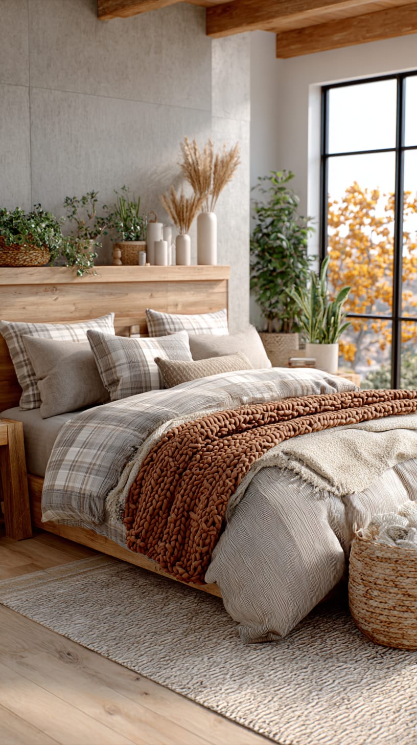Plaid and Natural Comfort