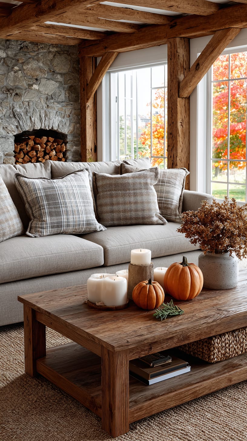 Rustic Elegance with Autumn Accents