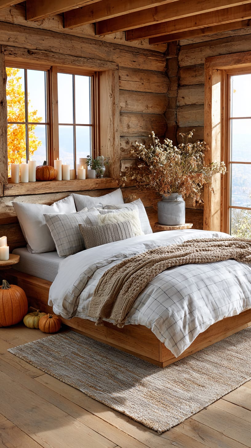 Cozy Cabin-Inspired Bedroom