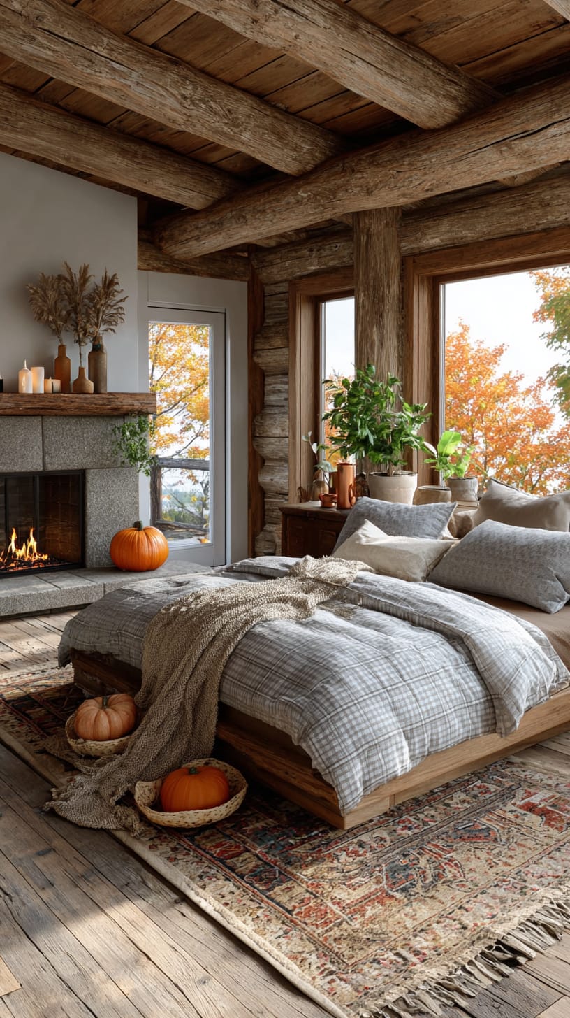 Warmth by the Fireplace