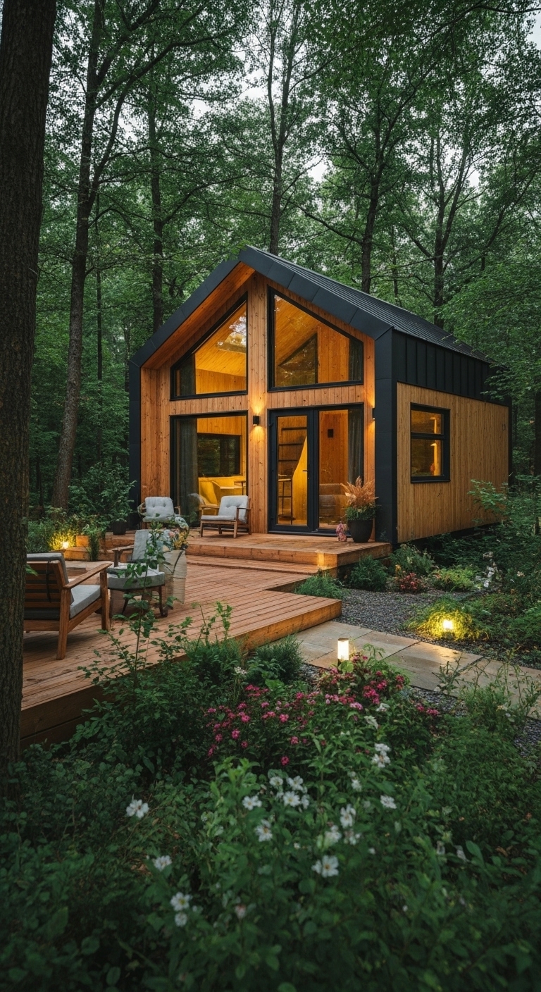 Modern A-Frame Serenity