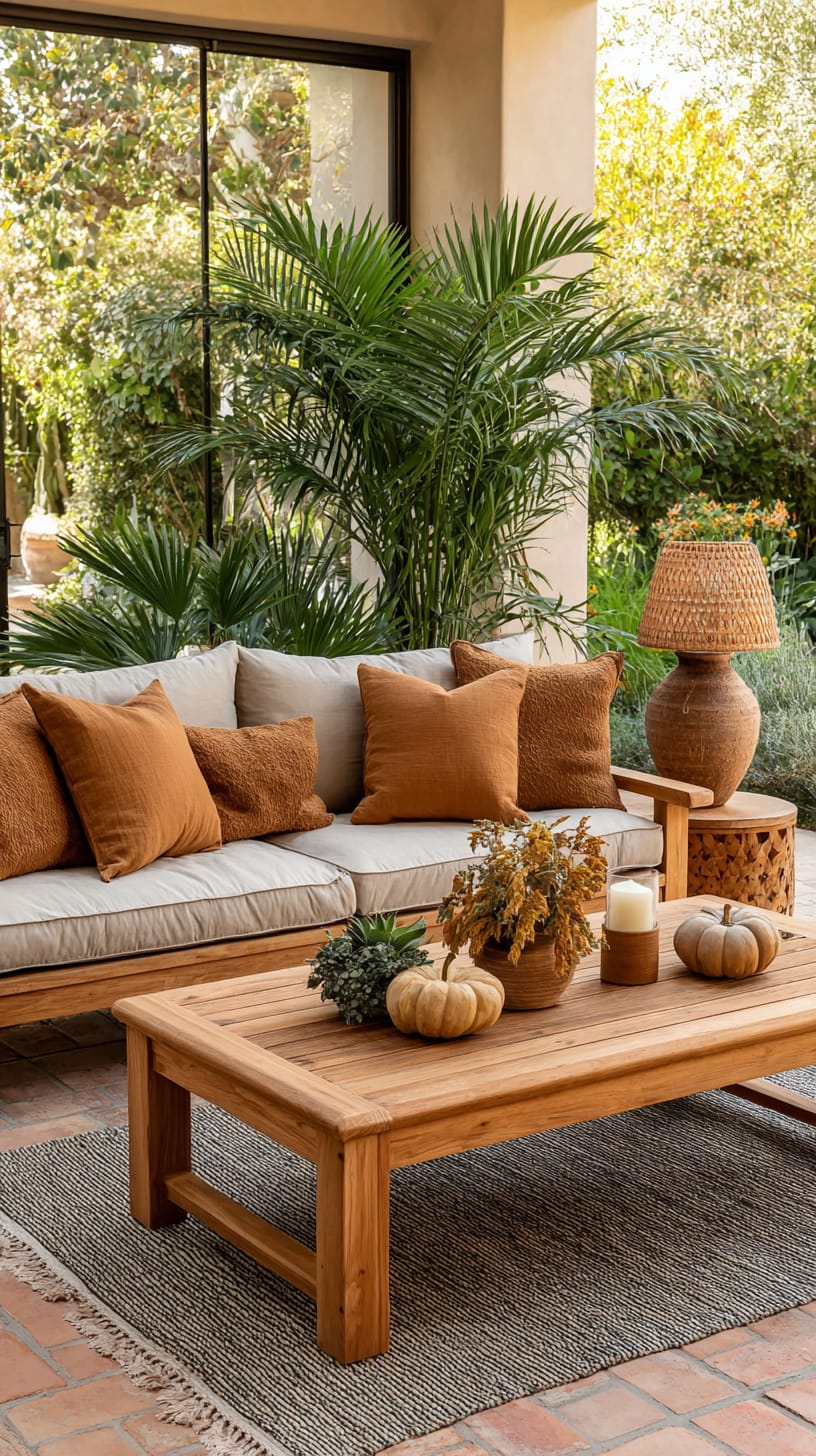 Outdoor Living Room with Autumn Spirit