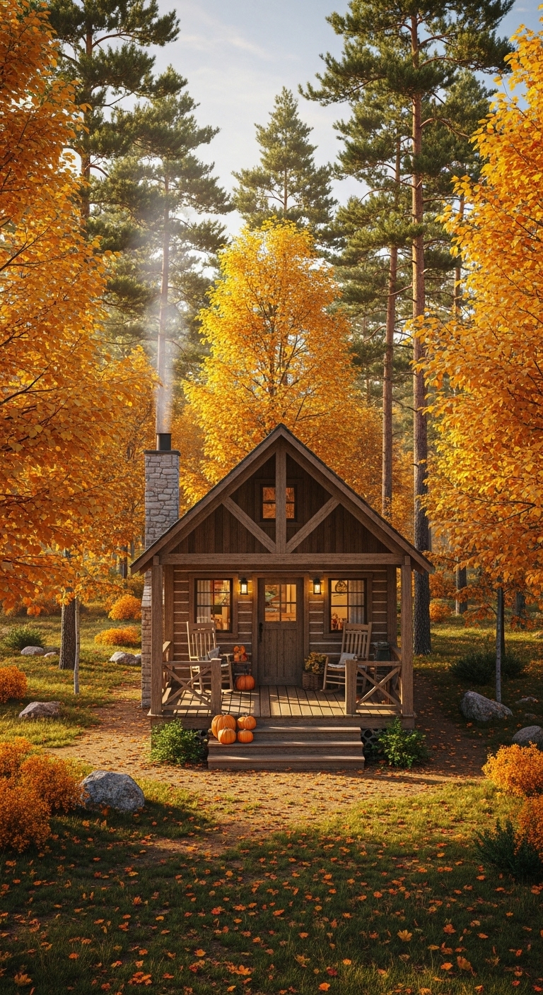 Rustic Pumpkin Porch Retreat