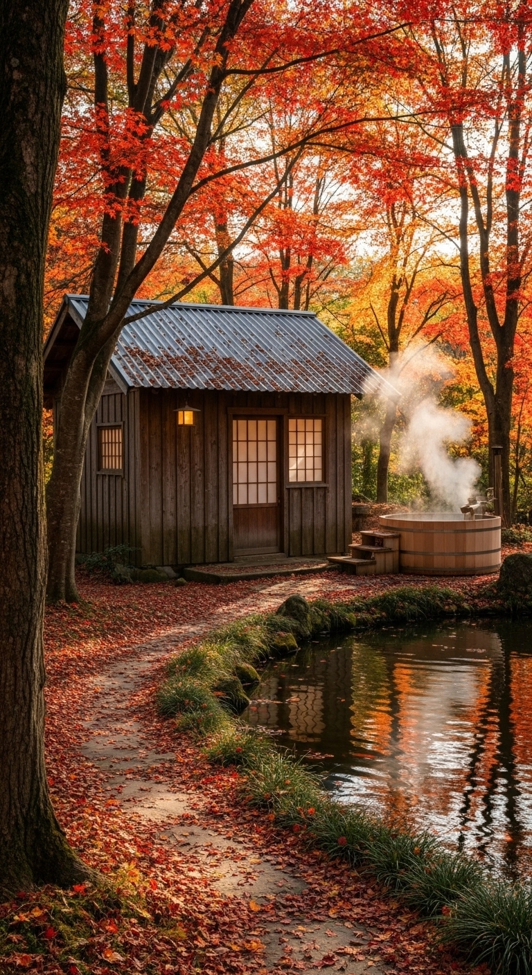 Japanese-Style Onsen Cabin