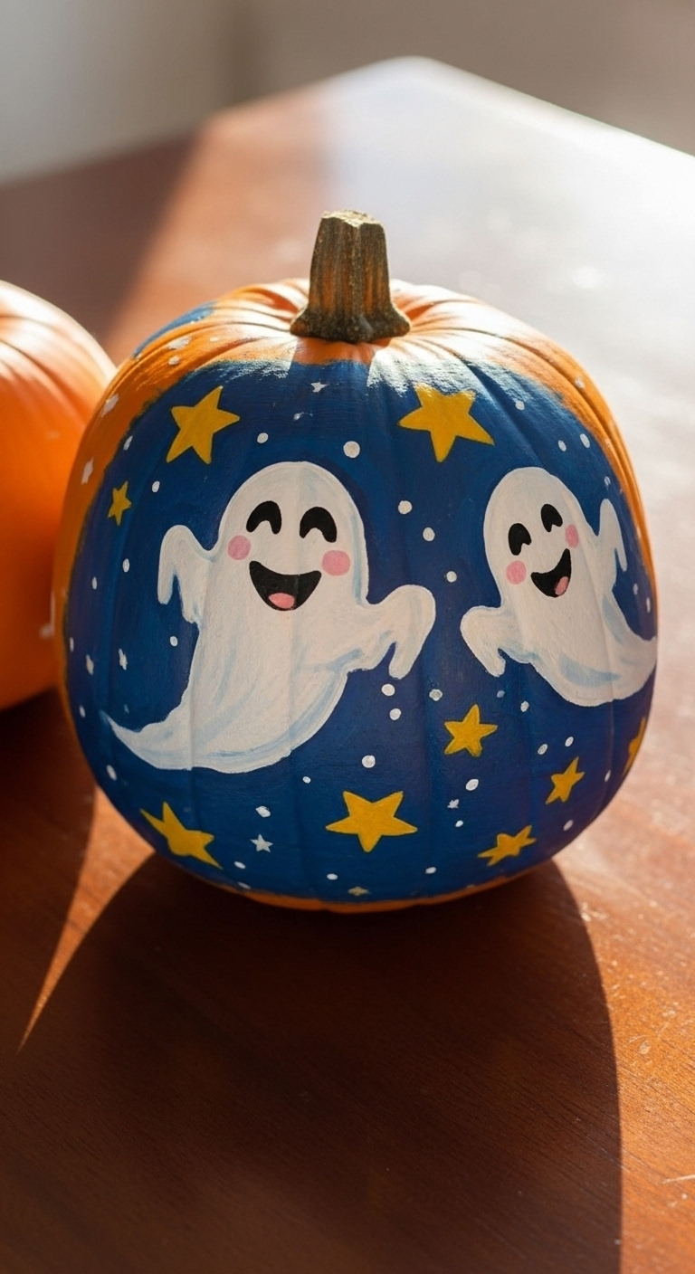 Starry Ghost Pumpkin