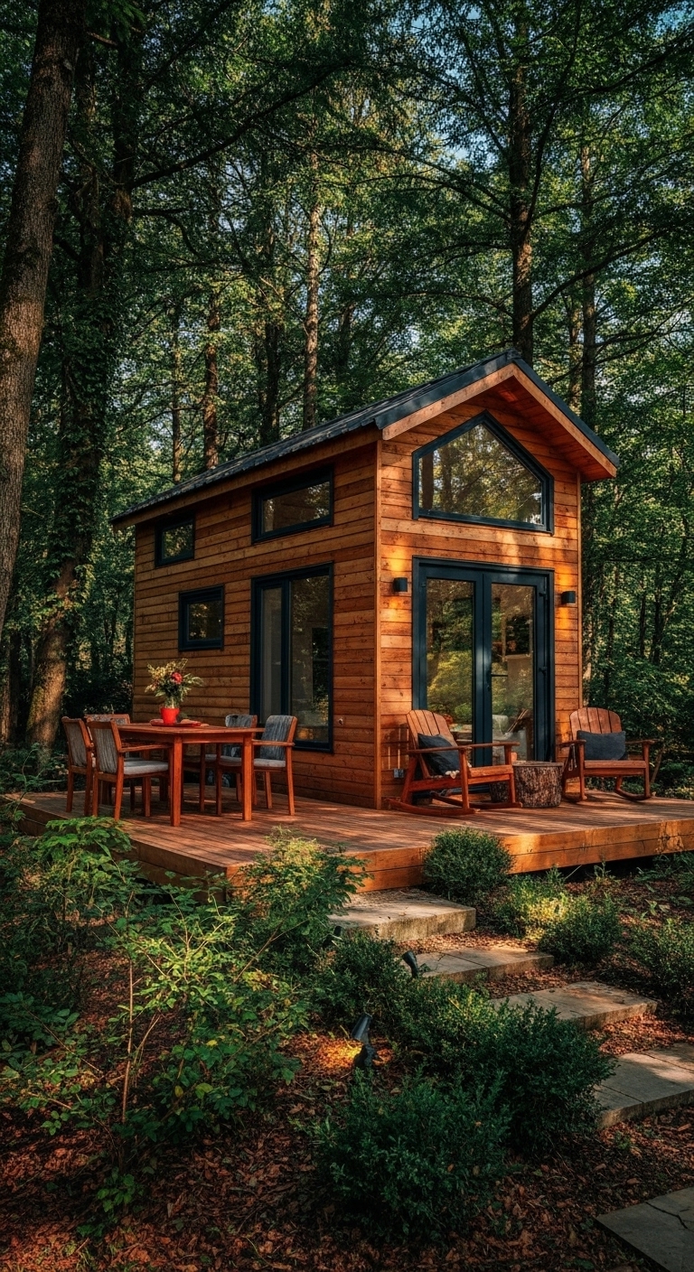 Tiny House Among Trees