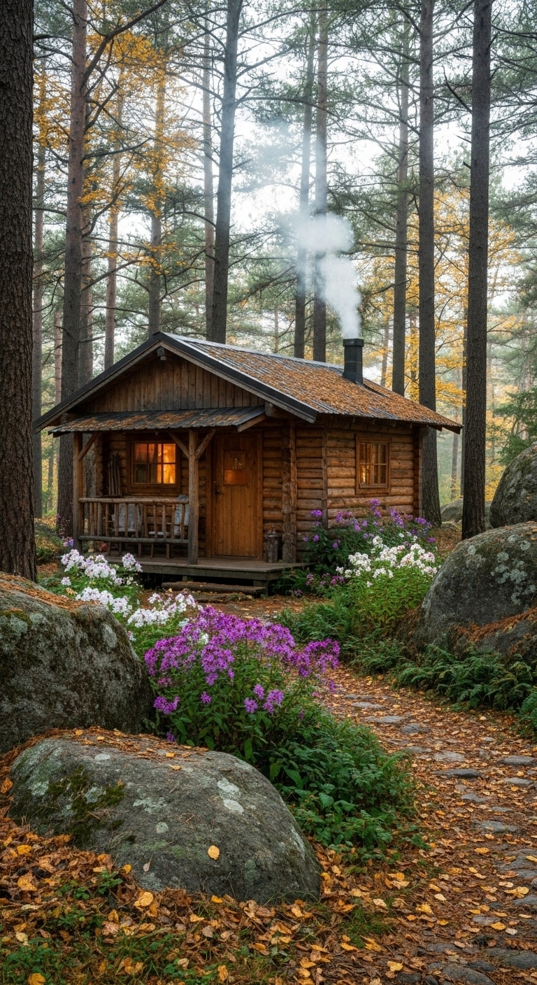 Woodland Bloom Cabin