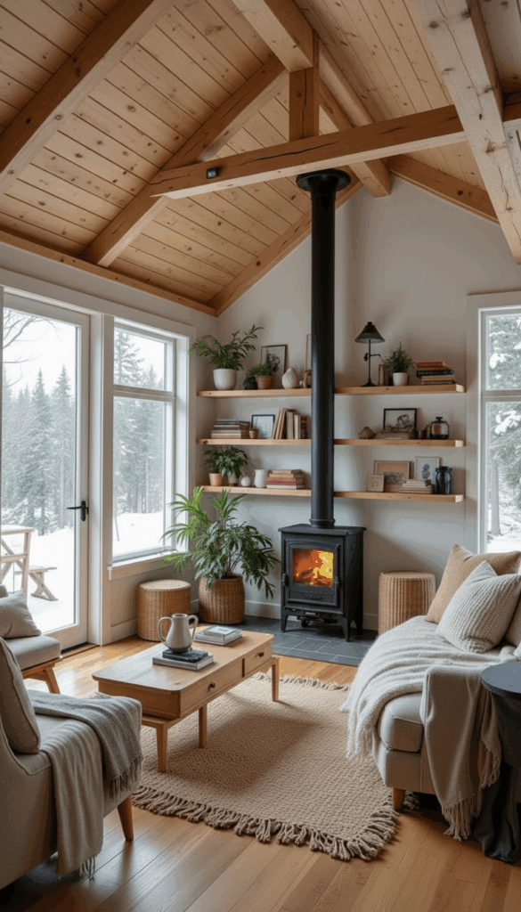 View of Winter Cottage Charm - Scandinavian Minimalist Home Ideas - Natgeos
