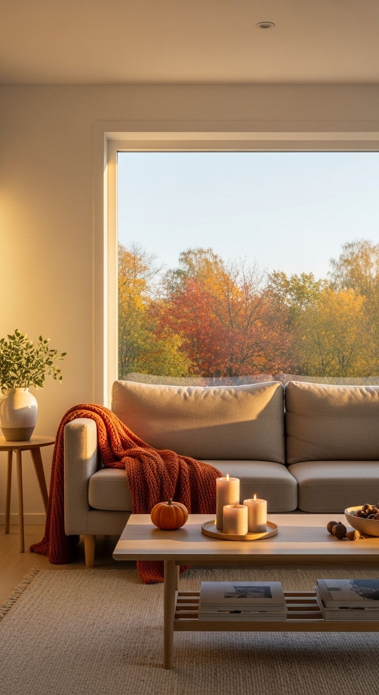 Serene Modern Fall Ambiance