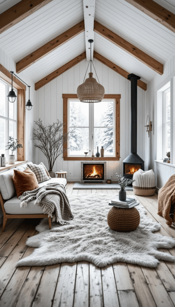 Picture of Winter Cottage Charm - Scandinavian Minimalist Home Ideas - Natgeos