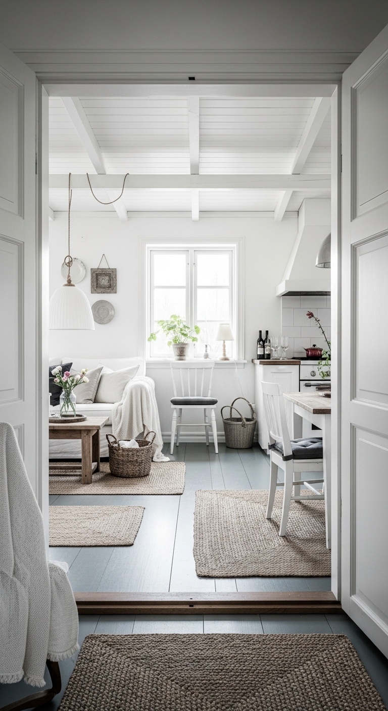 Glass Cabin in the Snow