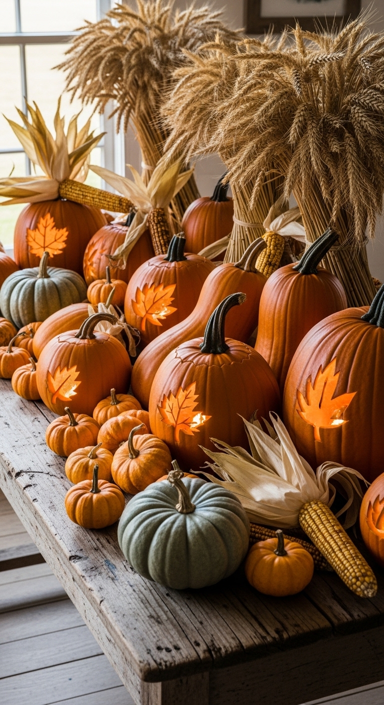 Rustic Harvest Display