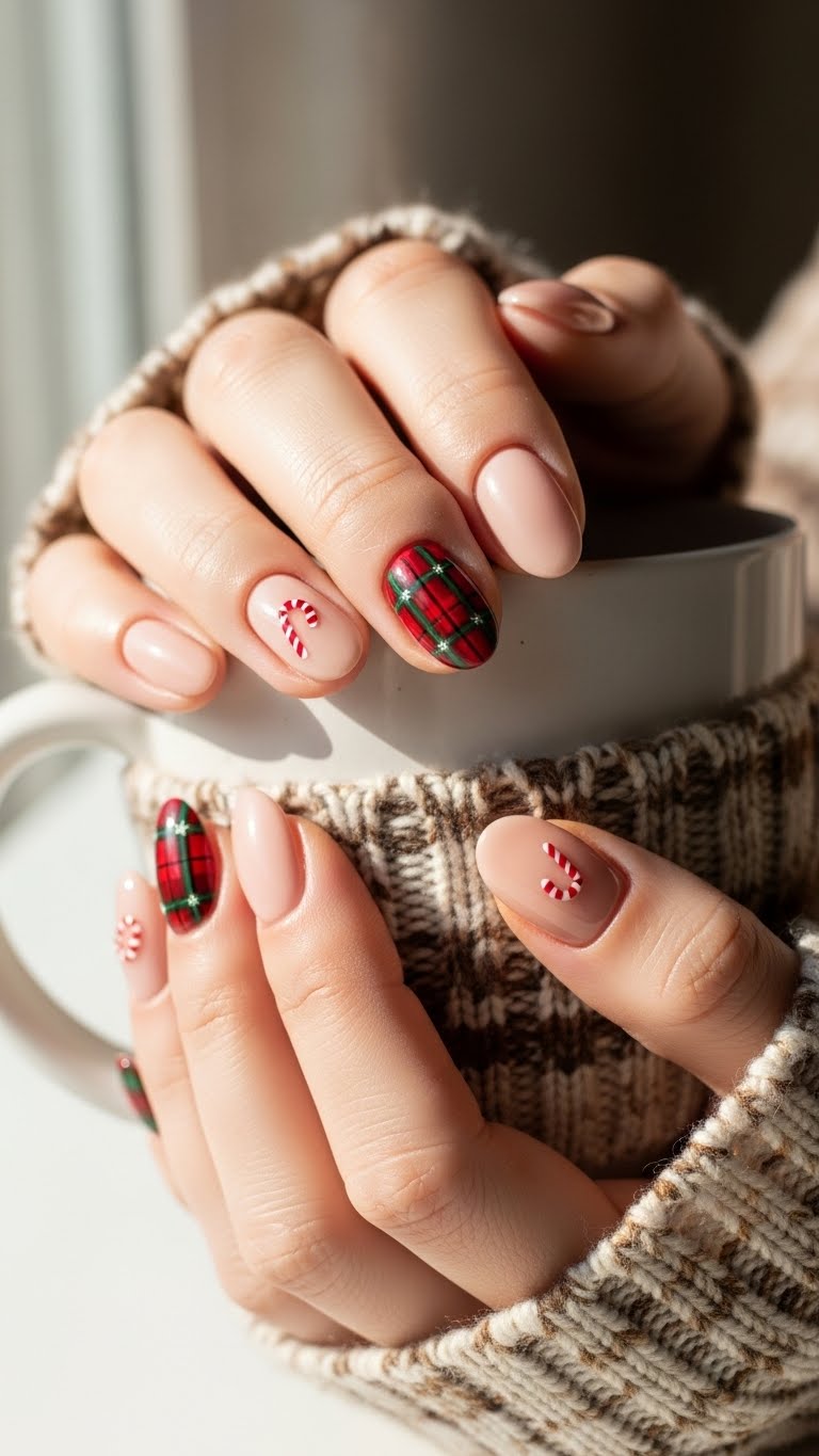 Cozy Plaid Mug Moment