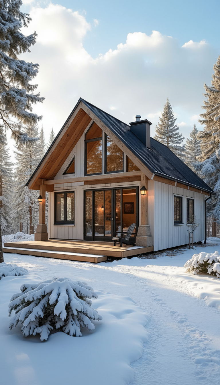 Modern Nordic Cabin Haven