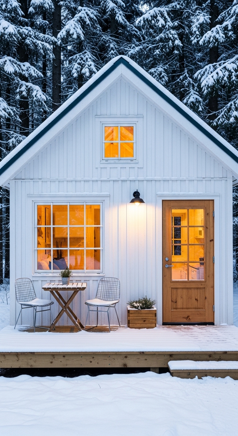 Tiny Nordic Cottage Glow