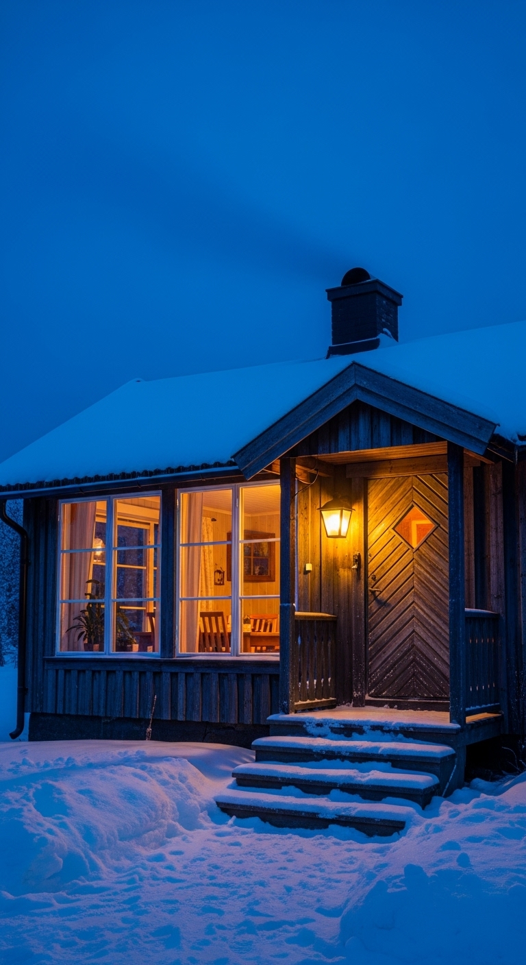 Nordic Blue Hour Warmth