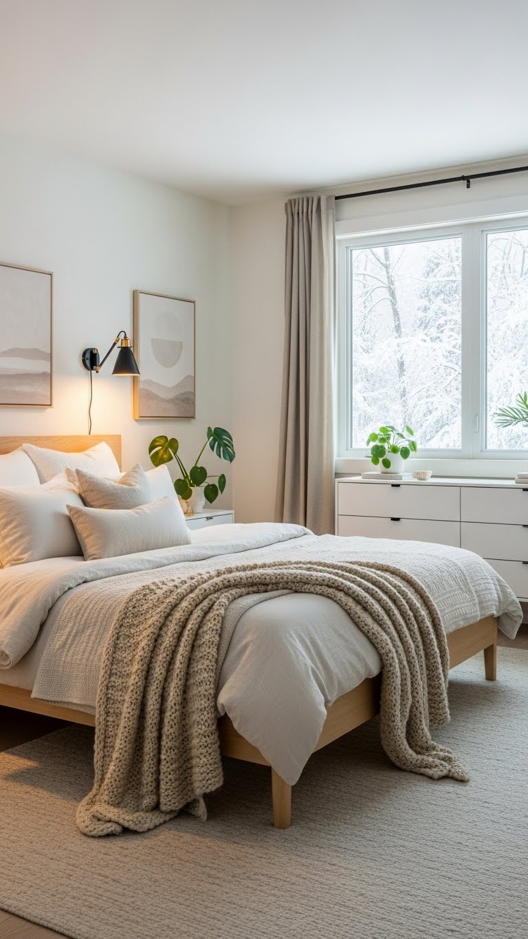 Cozy Minimal Winter Retreat