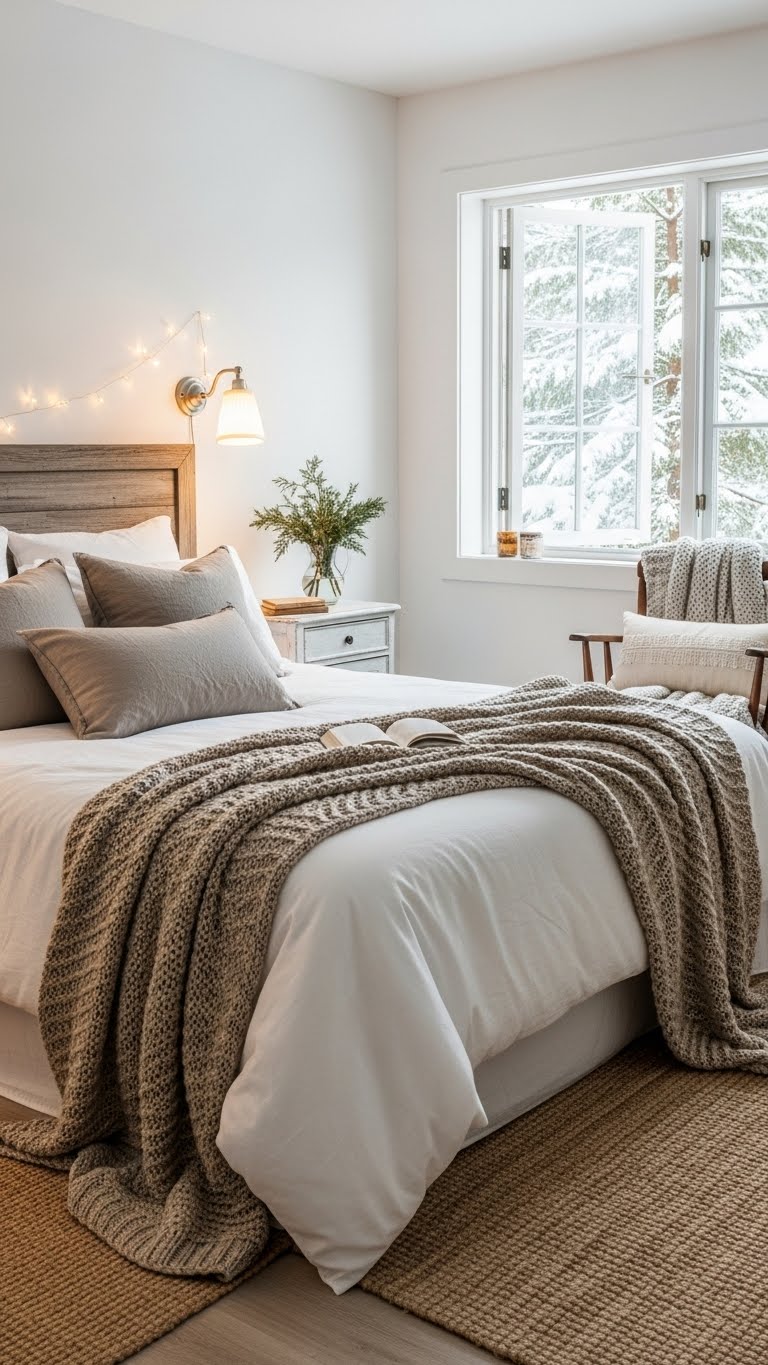 Peaceful Winter Bedroom Retreat