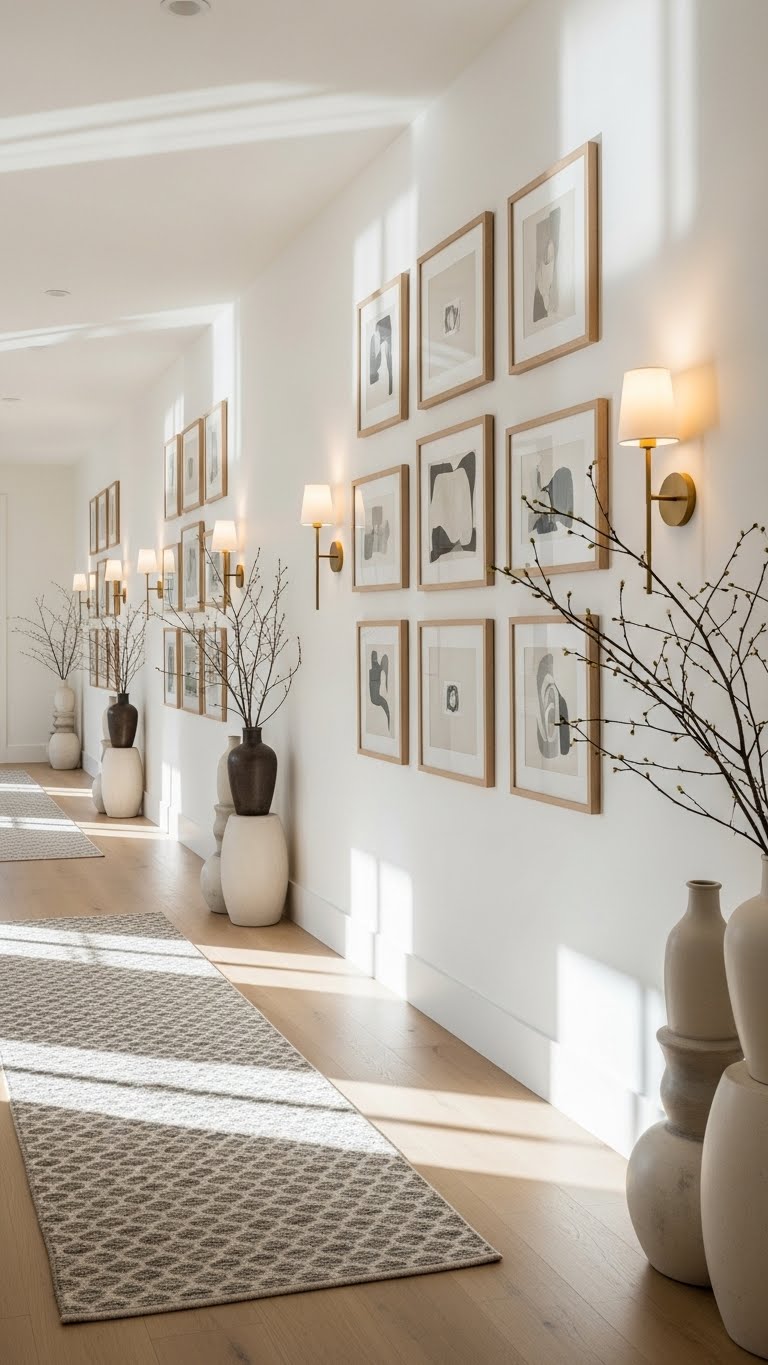 Bright Winter Hallway Mood