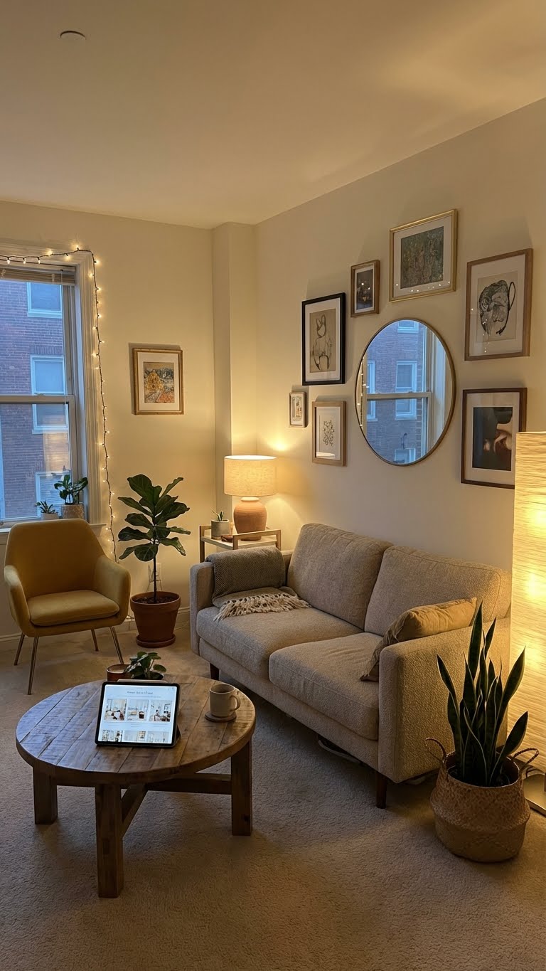 Cozy Evening Living Room Lighting Ideas