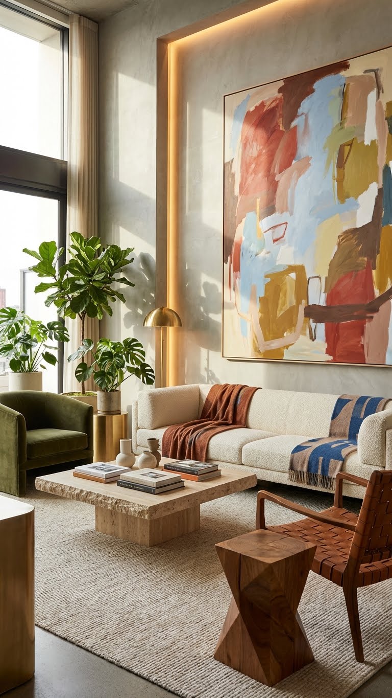 Modern Art as a Statement Element