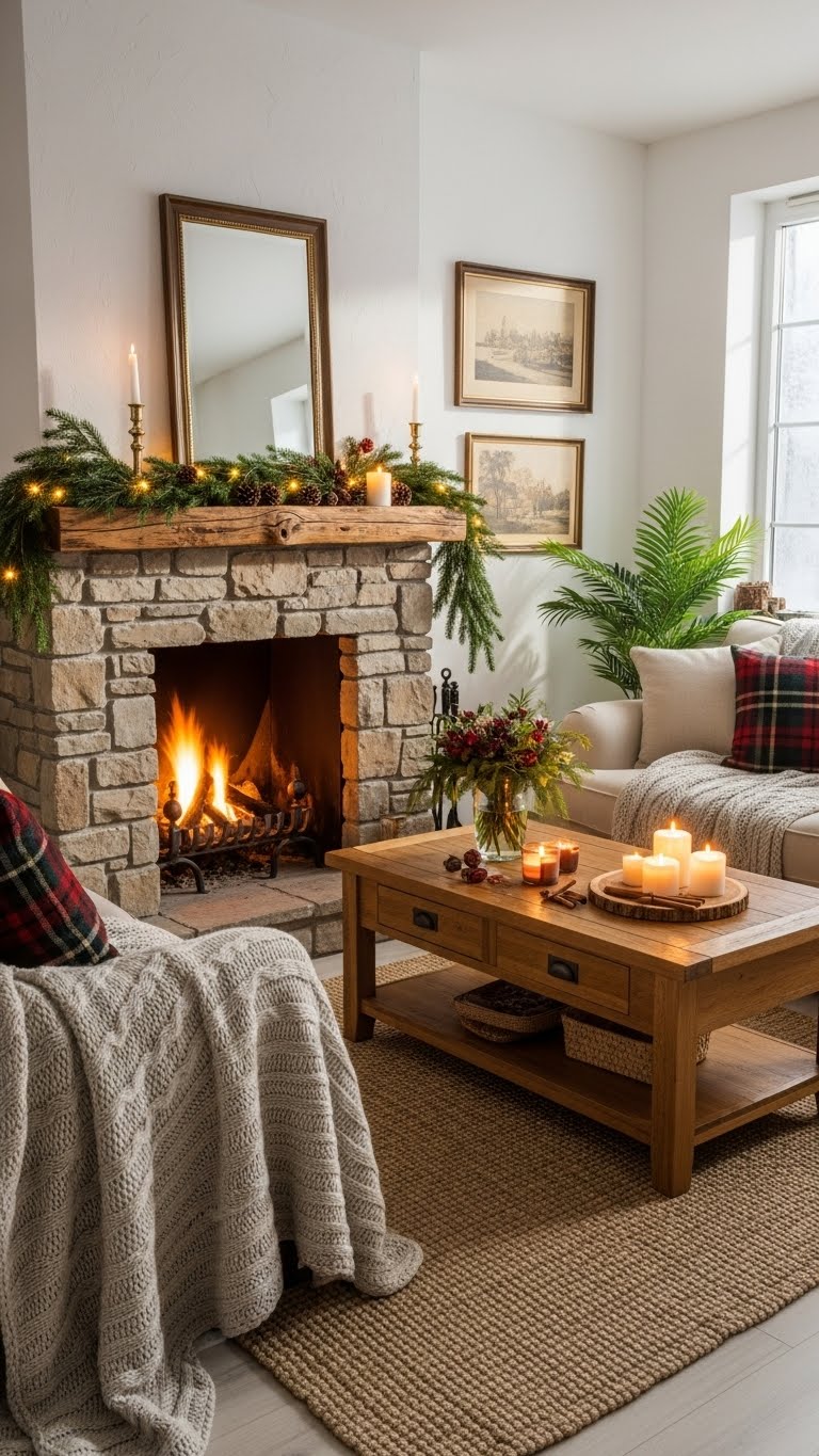 Rustic Fireside Comfort