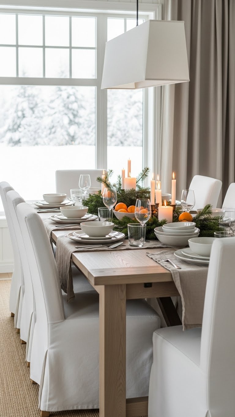 Inviting Winter Dining Table