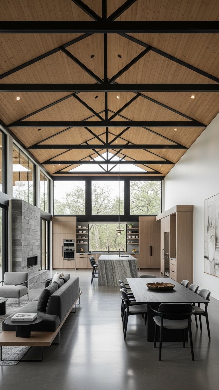 Industrial-Inspired Barndominium with Clean Lines