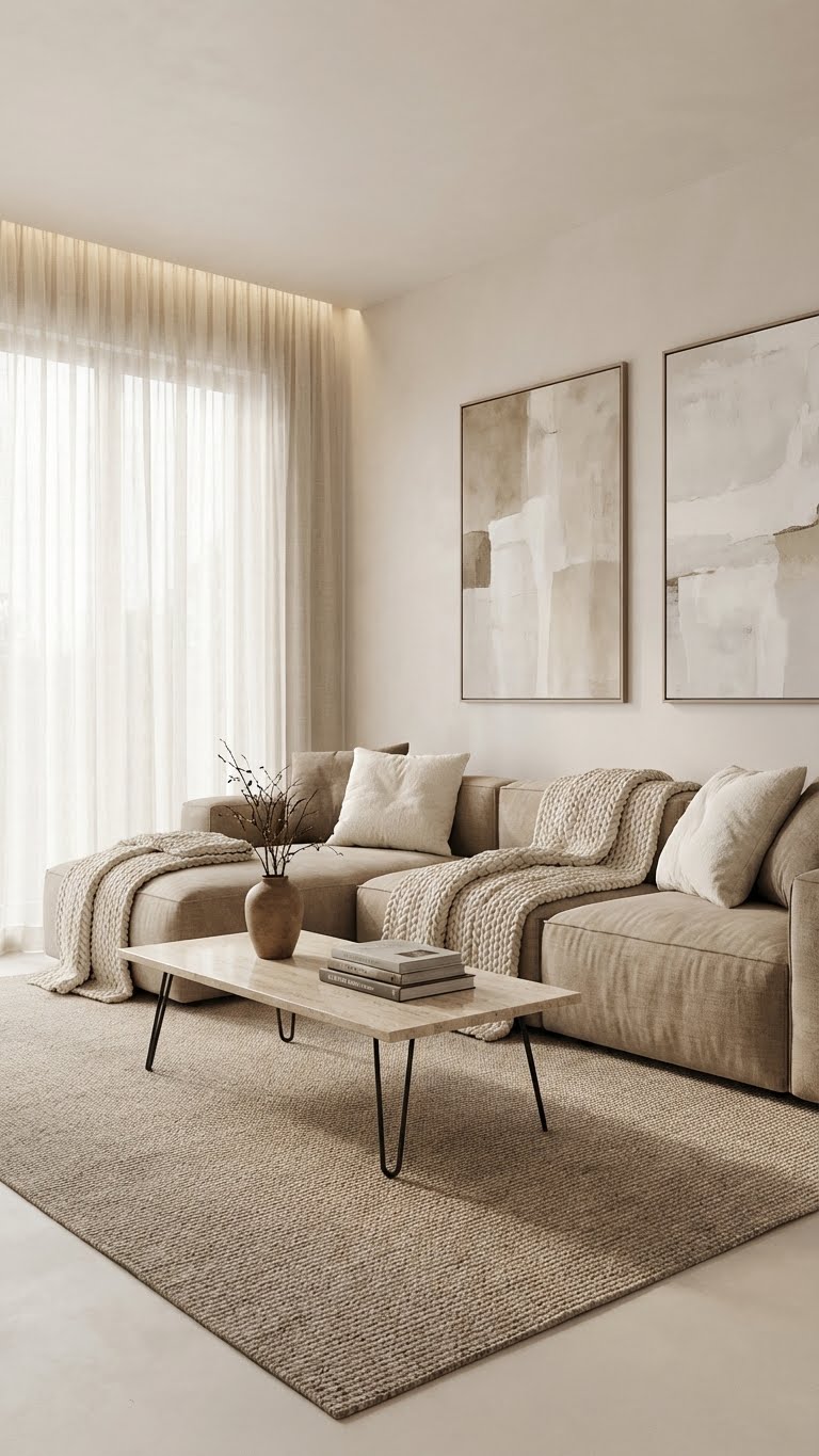 Balanced Symmetry with Soft Furnishings