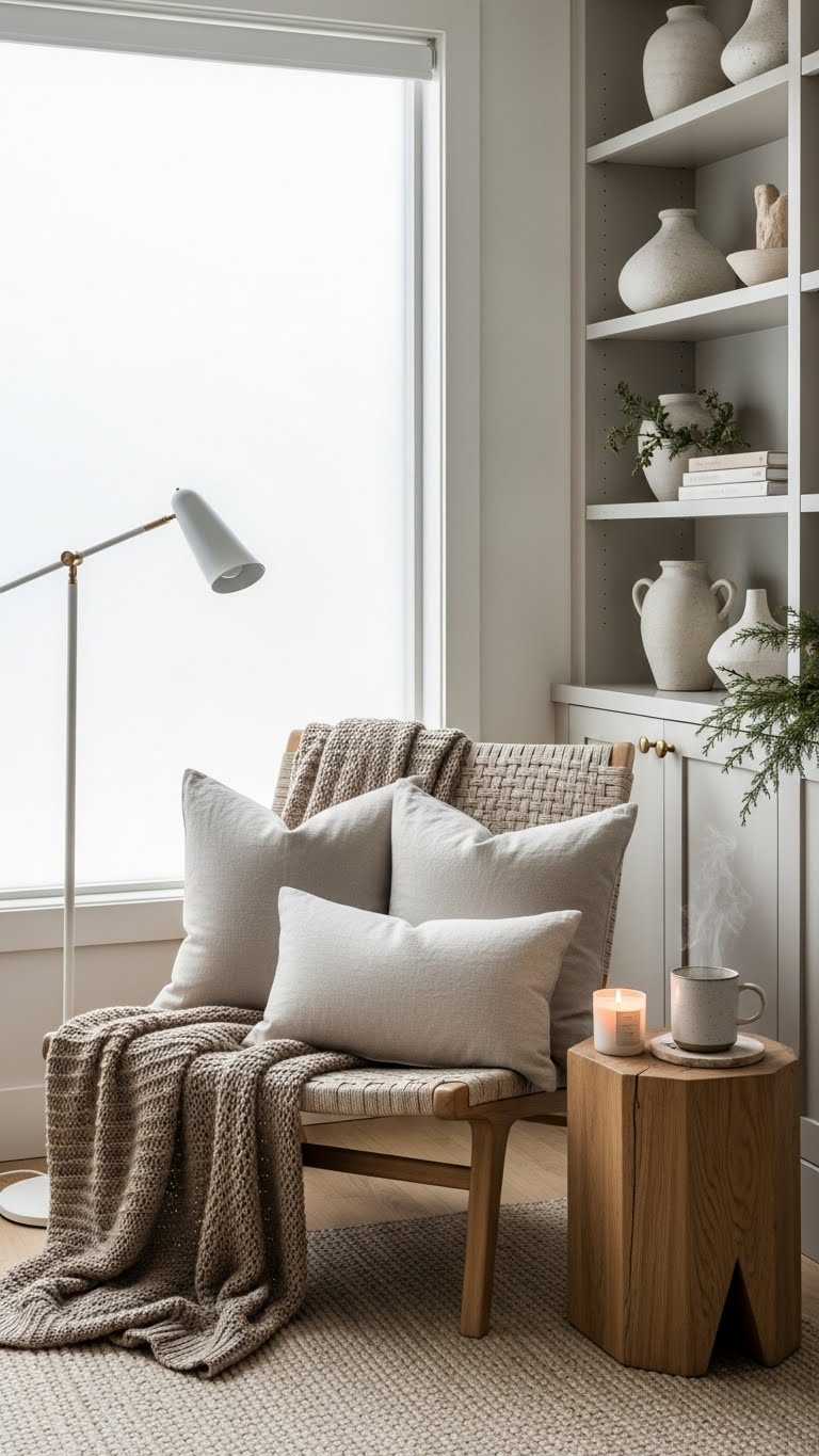 Minimal Winter Lounge Corner