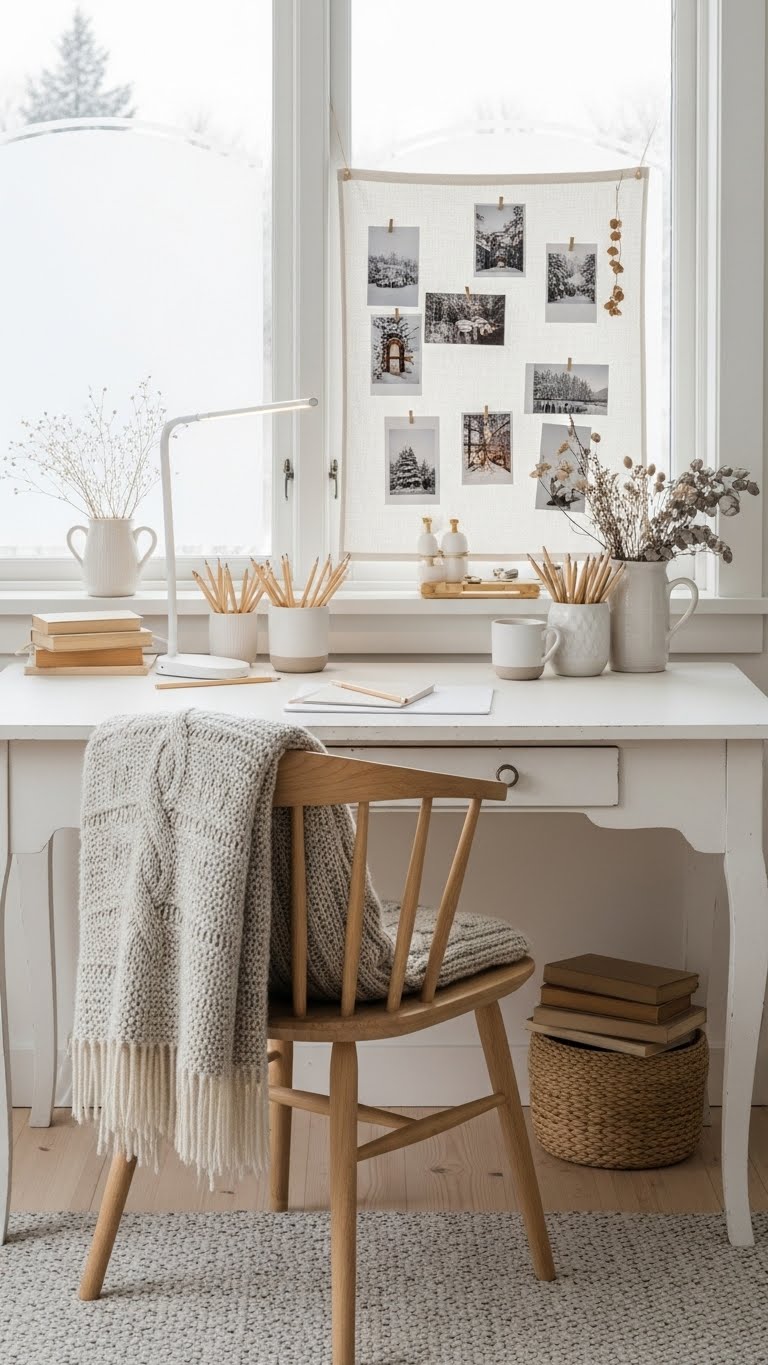 Bright Winter Workspace
