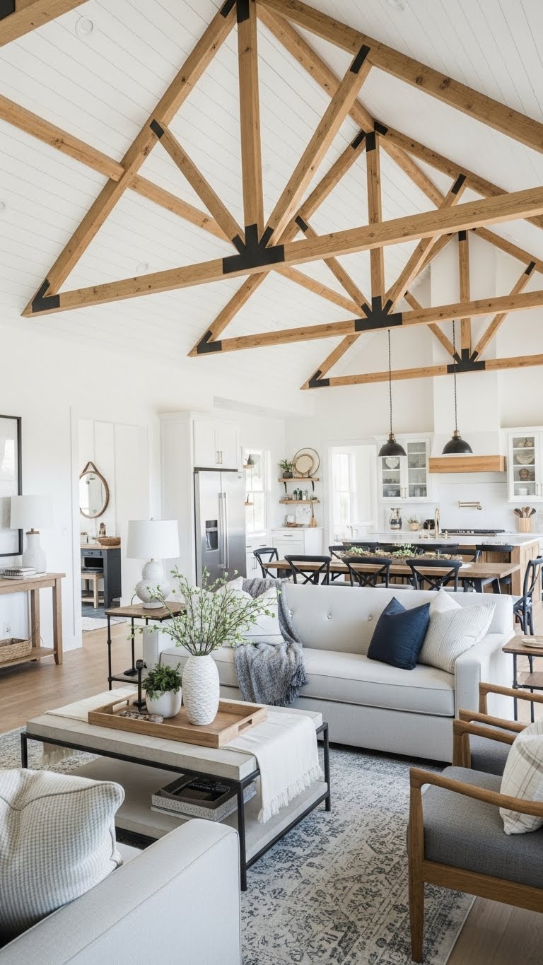 Bright Farmhouse Barndominium with Clean Lines