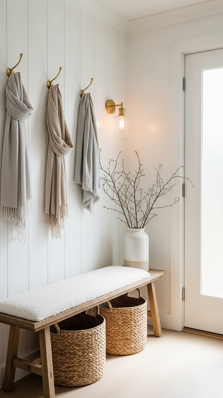 Simple & Warm Entryway