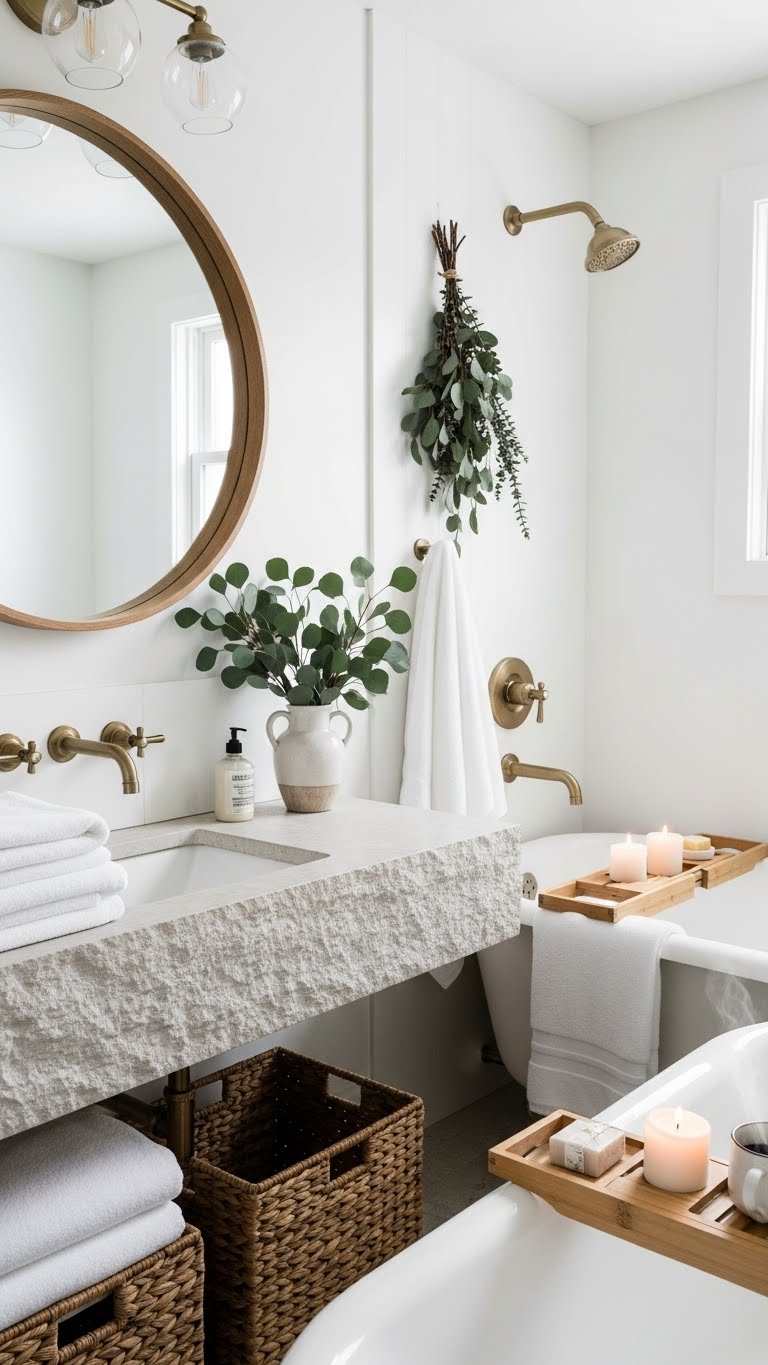 Relaxing Winter Bathroom Escape