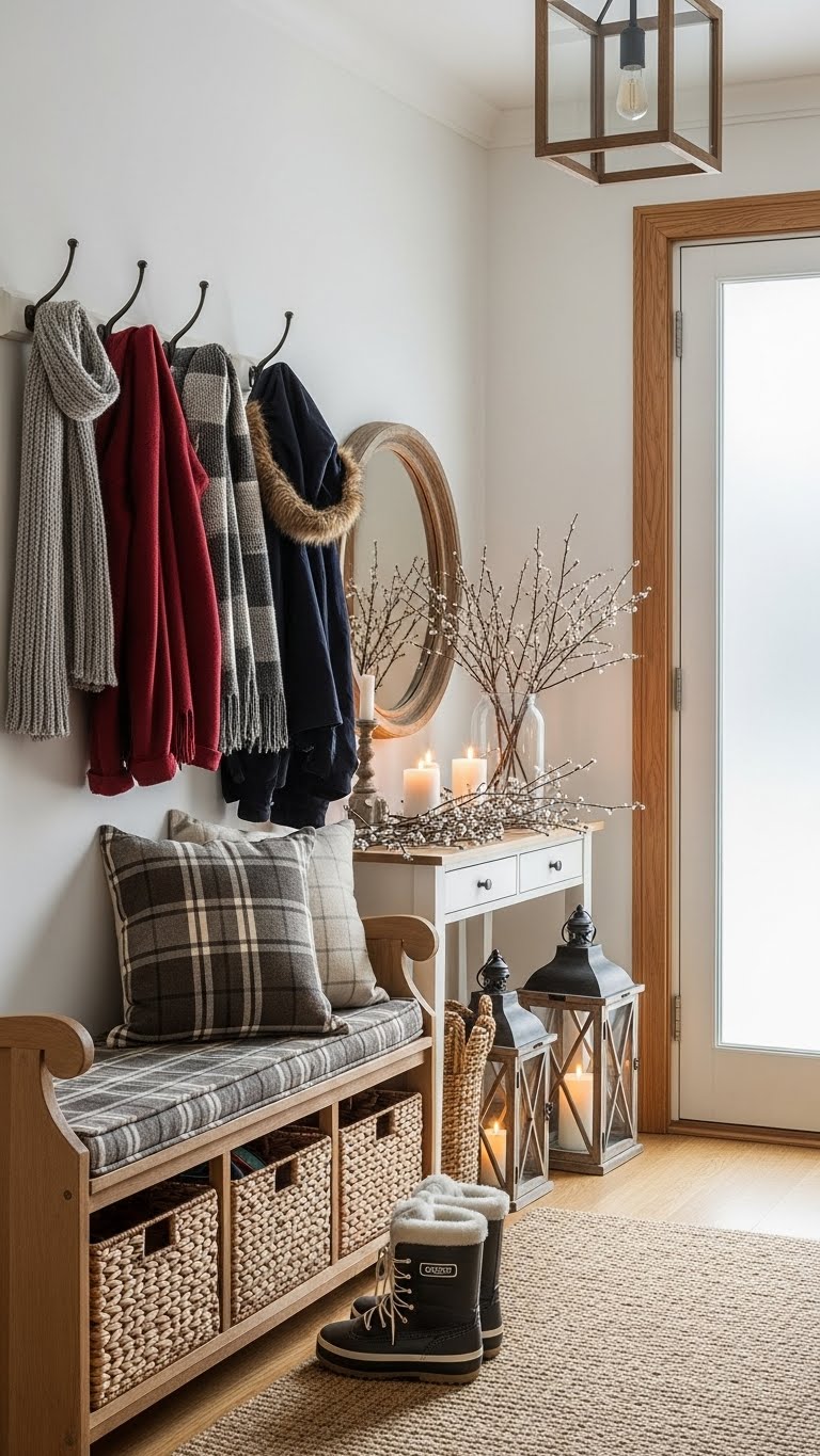 Cozy Entryway for Cold Days