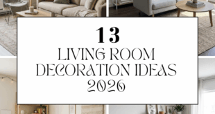 Living Room Decoration Ideas 2026 for a Stylish Home on a Budget