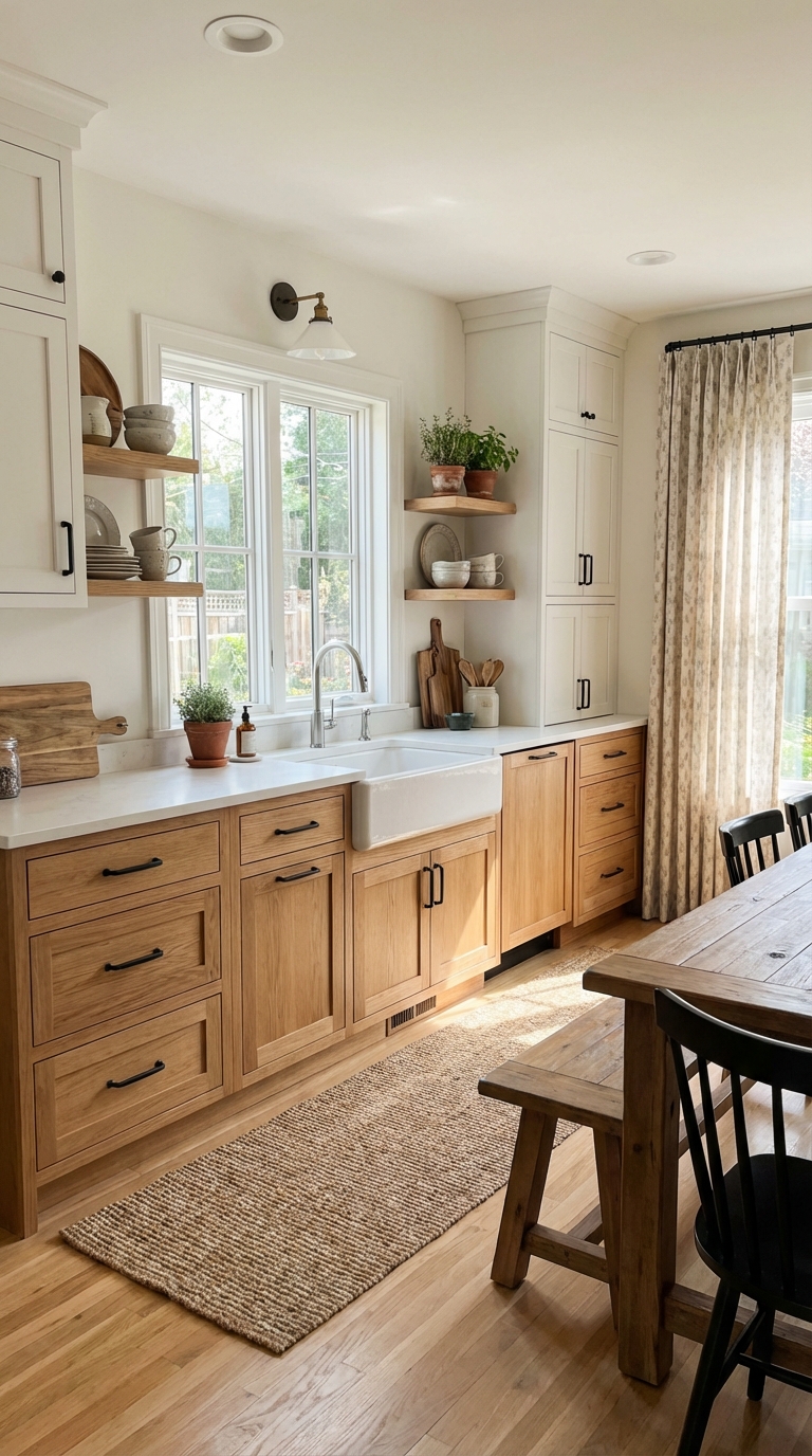 Warm Wood Lower Cabinets Combo