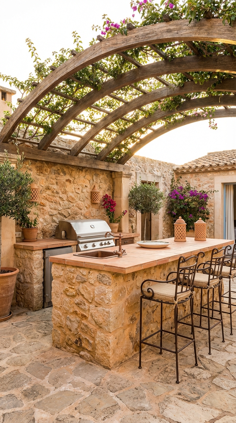 Tropical Outdoor Island With Natural Textures