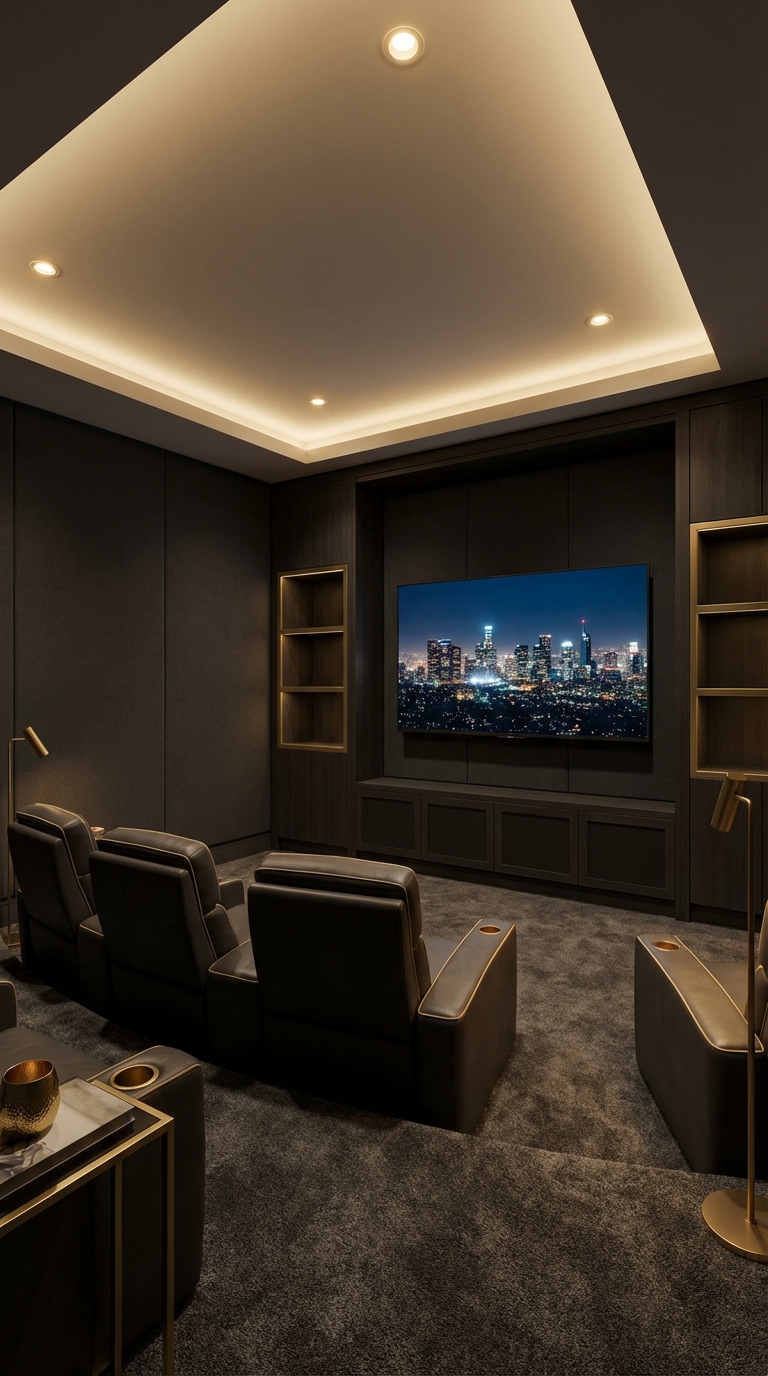 Luxury Home Theater Bonus Room