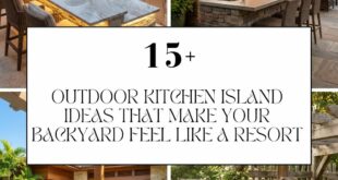 outdoor kitchen island ideas